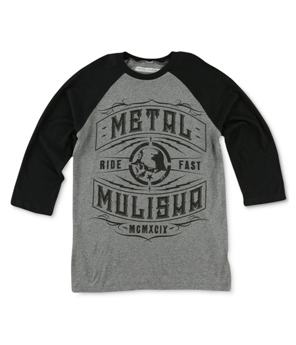 Metal Mulisha Mens Raglan Logo Graphic T-Shirt chh M