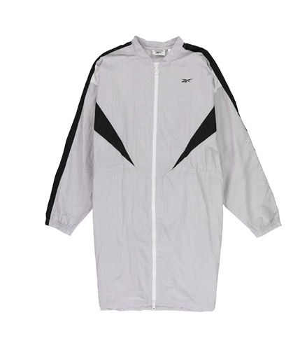 Reebok Womens Long Woven Jacket stegry XS