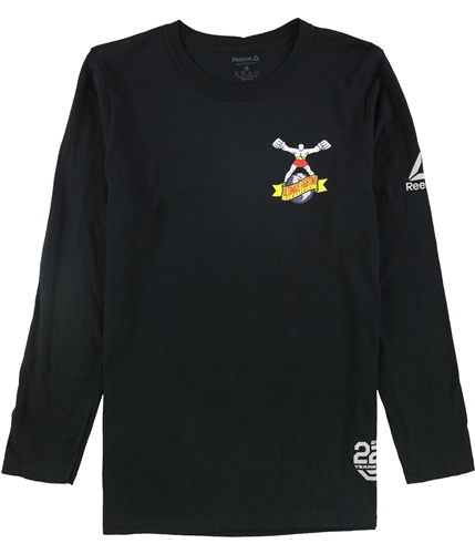 Reebok Mens Ultimate Man Globe Graphic T-Shirt black S