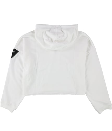 Reebok Womens WOR MYT Cropped Hoodie Sweatshirt white 1X/16W