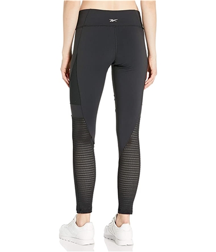Reebok Womens Lux 7/8 Tight Compression Athletic Pants black XXS/25