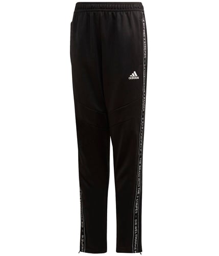 Adidas Boys Tiro19 Tape Training Athletic Track Pants black S/25