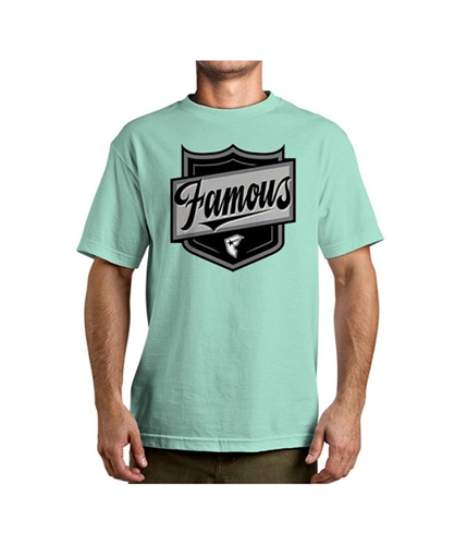 Famous Stars and Straps Mens Bizness As Usual Graphic T-Shirt mint M