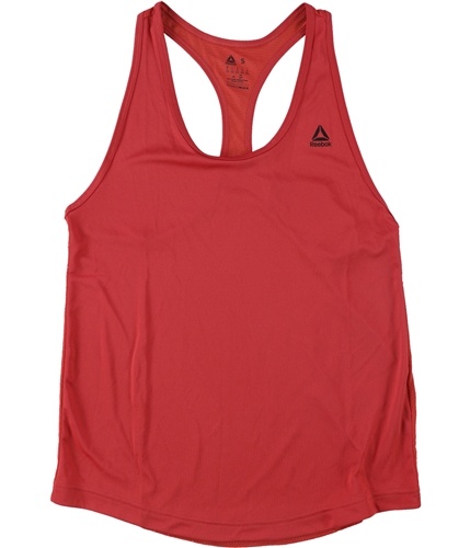 Reebok Womens Solid Racerback Tank Top rebred XS