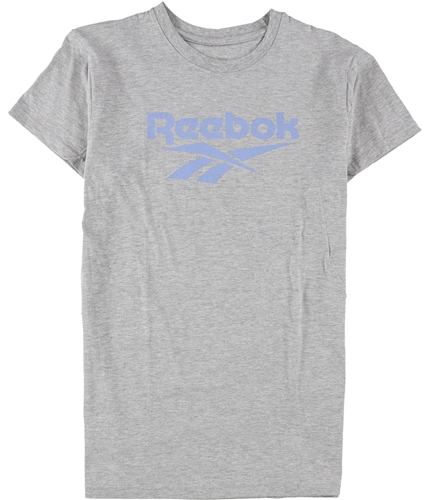 Reebok Womens Linear Logo Graphic T-Shirt gray S