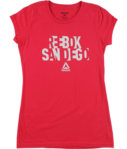 Reebok Womens San Diego Graphic T-Shirt raspberry XS