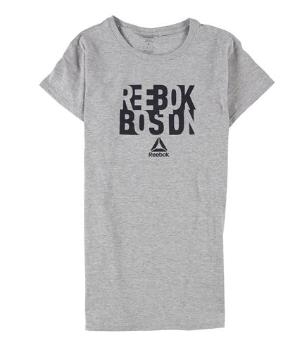Reebok Womens Boston Graphic T-Shirt gray M