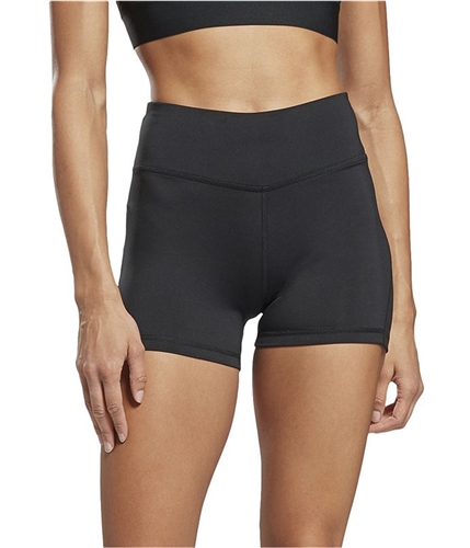 Reebok Womens Workout Ready Hot Athletic Compression Shorts black S