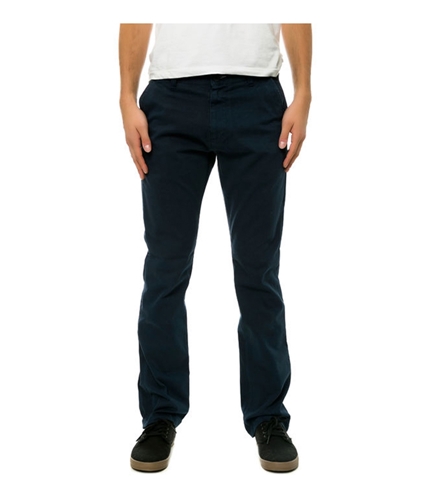Fourstar Clothing Mens Carroll Chino Casual Trouser Pants navy 28x29