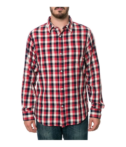 Fourstar Clothing Mens The Heydt LS Button Up Shirt washedred S