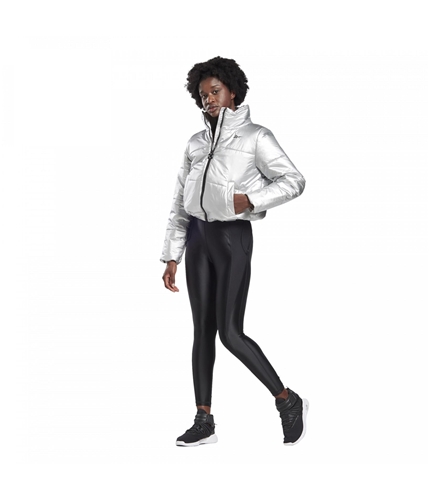 Reebok Womens Studio Puffer Jacket mattesilver XS