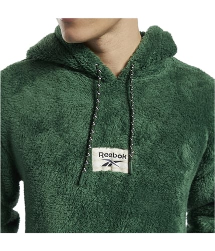 Reebok Men's Hoodie - Green - XL