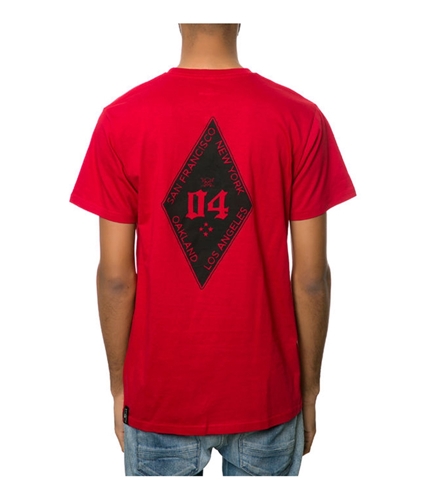 Fourstar Clothing Mens The 04 Diamond Graphic T-Shirt black S