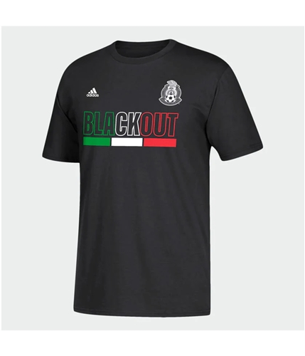 Adidas Mens Mexico Blackout Graphic T-Shirt 504 XL