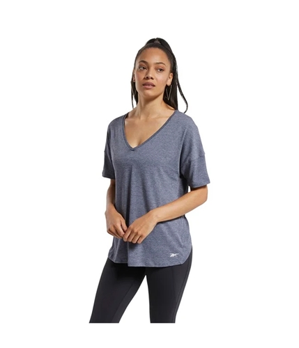 Reebok Womens Activchill+Cotton Basic T-Shirt navy 4X