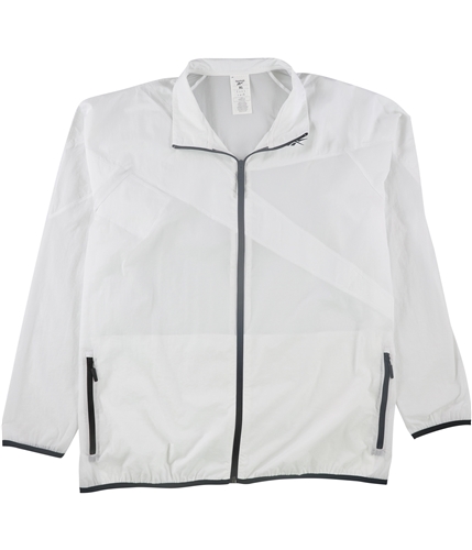 Reebok Mens Zip Track Jacket white XL