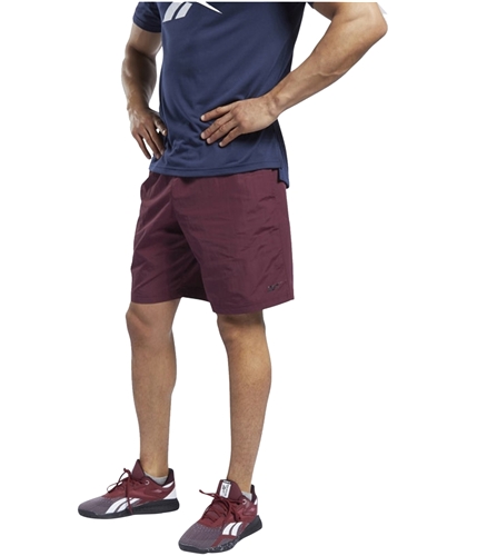 Reebok Mens Utility Athletic Workout Shorts maroon S