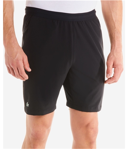 Lacoste Mens Stretch Sport Athletic Walking Shorts black 2XL