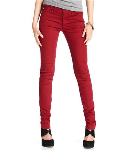 Else Womens Colored Skinny Fit Jeans red 29x32