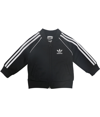 Adidas Boys Three Stripe Track Jacket black 5/6