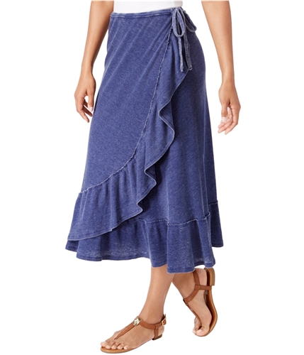 G.H. Bass & Co. Womens Faded Wrap Skirt nwa S