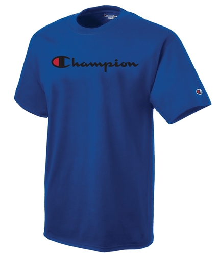 Champion Mens Logo Graphic T-Shirt medblue 2XL