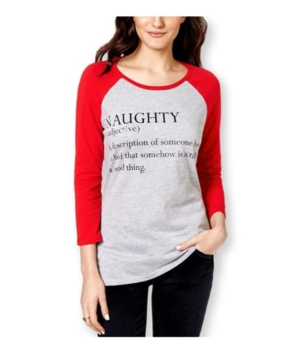Pretty Rebellious Clothing Womens Naughty Defined Graphic T-Shirt hgyred XS