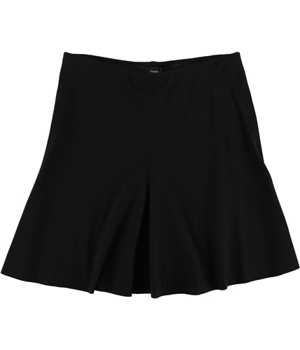 Theory Womens Fixture Ponte Skirt black L