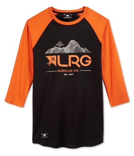 LRG Mens Raglan LS Graphic T-Shirt bl30 XL
