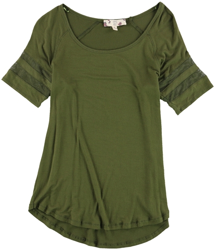 Hippie Rose Womens Illusion Football Basic T-Shirt green S