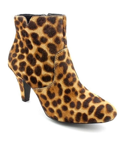 I-N-C Womens Hannah Spotted Comfort Boots leopard 8.5