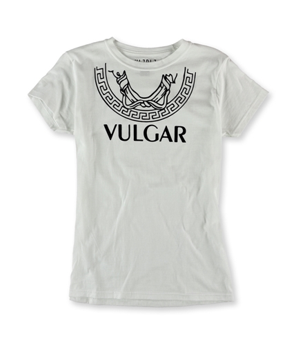 HLZBLZ Womens The Vulgar Tee Graphic T-Shirt wht L