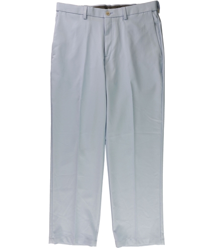 Haggar Mens Cool 18 Pro Casual Trouser Pants ltblue 32x32