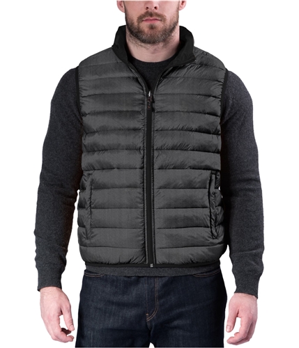 Hawke & Co. Mens Packable Quilted Vest black S