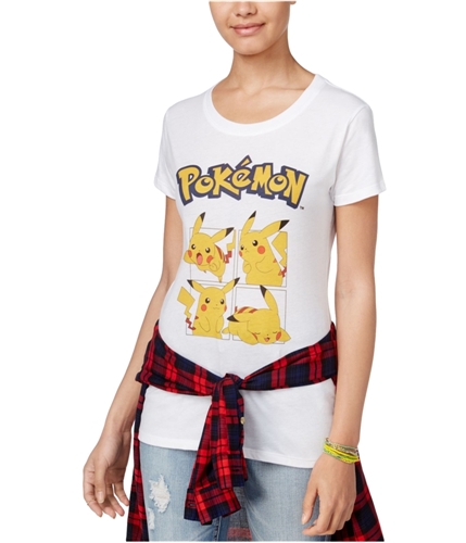 Hybrid Womens Pokemon Pikachu Graphic T-Shirt white S