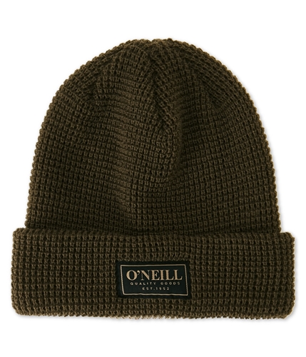 O'Neill Mens Waffle Knit Beanie Hat green One Size