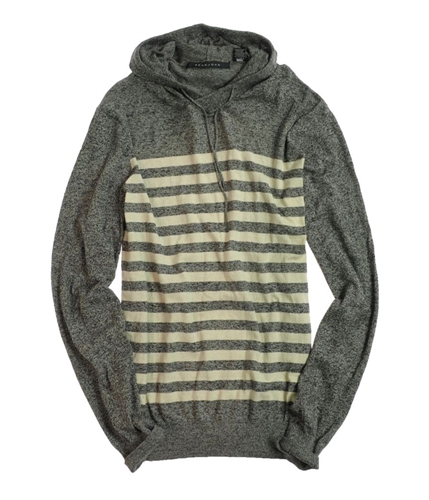 Sean John Mens Stripe Hooded Hoodie Sweatshirt blackmarbled 3XL