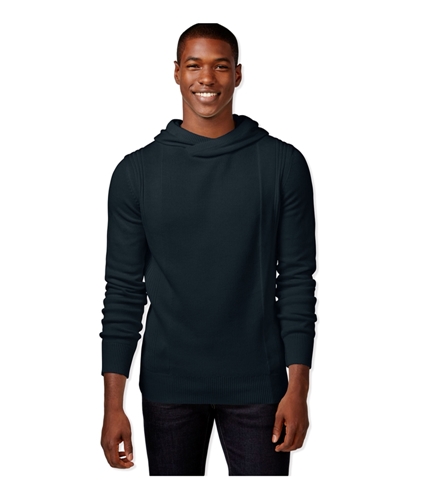 Sean John Mens Crossover Pullover Sweater navy XL