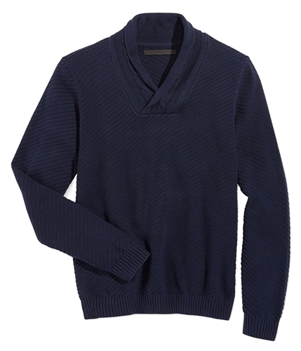 Sean John Mens Cable Knit Pullover Sweater navy12 S