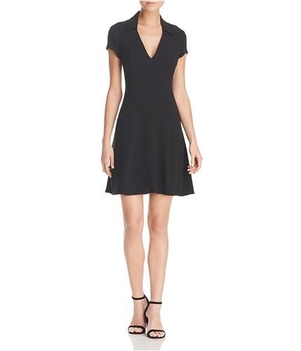 Theory Womens Easy Day Fit & Flare Dress black 6