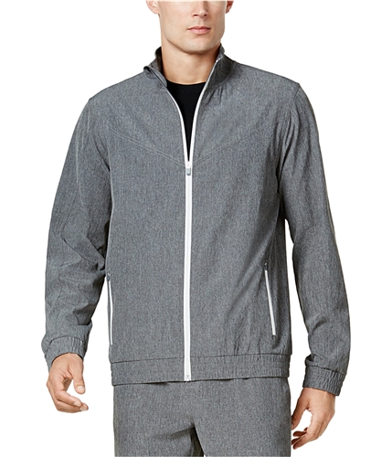 Ideology Mens Woven Track Jacket greythr M