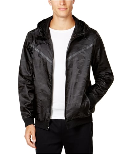 Ideology Mens Camo Windbreaker Jacket