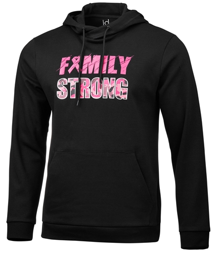 Ideology Mens Cancer Awareness Family Strong Hoodie Sweatshirt deepblack S