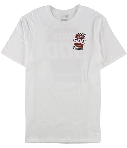 INDY 500 Mens White Event Graphic T-Shirt white S