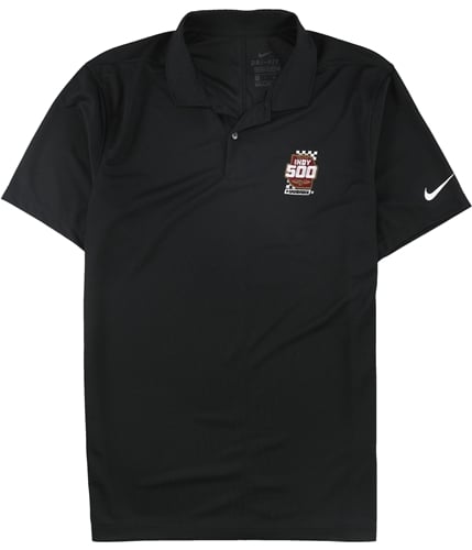 Indy 500 Mens Rugby Polo Shirt black S