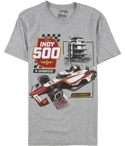 INDY 500 Mens Starting Field Graphic T-Shirt gray S