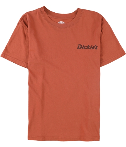 Dickies Womens Logo Graphic T-Shirt orange S
