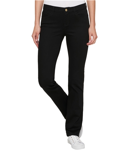 Tommy Hilfiger Womens Greenwich Straight Leg Jeans black 2x30