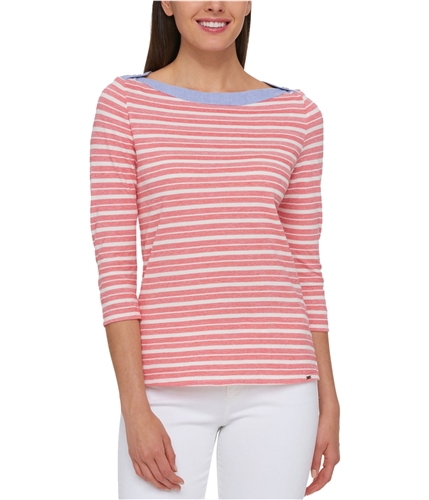 Tommy Hilfiger Womens Esme Basic T-Shirt qiv 2XL