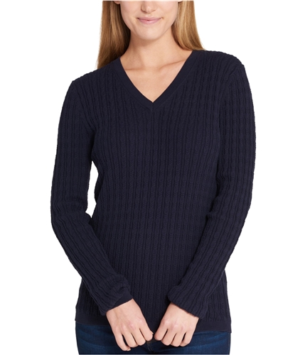 Tommy Hilfiger Womens Cable Knit Pullover Sweater mid XL